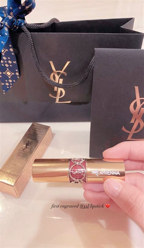 ysl lipstick engraving sydney|lipstick with name engraved.